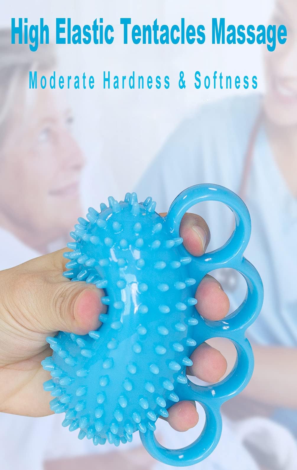 Hand Therapy Ball - Squeeze Balls for Grip Strengthening, Stress Relief, Yoga & Musicians