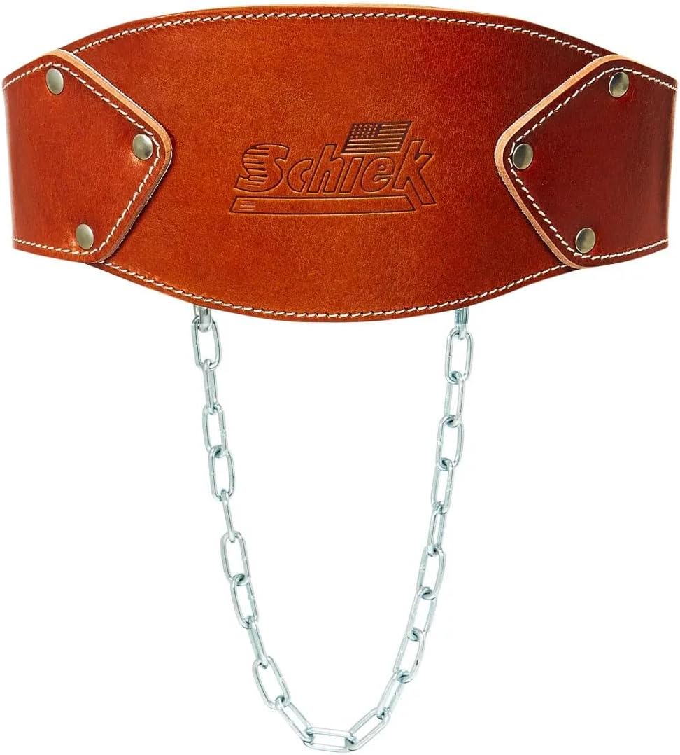 Schiek Dip Belt for Weightlifting - Adjustable, Durable, Supports Heavy Lifts