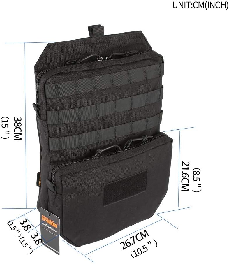 EXCELLENT ELITE SPANKER Tactical MOLLE Hydration Pack for 3L Hydration Water Bladder Molle Vest Accessory