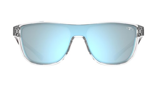 Tifosi Optics Sizzle Sunglasses (Avant Clear - Smoke Bright Blue Mirror Lens)