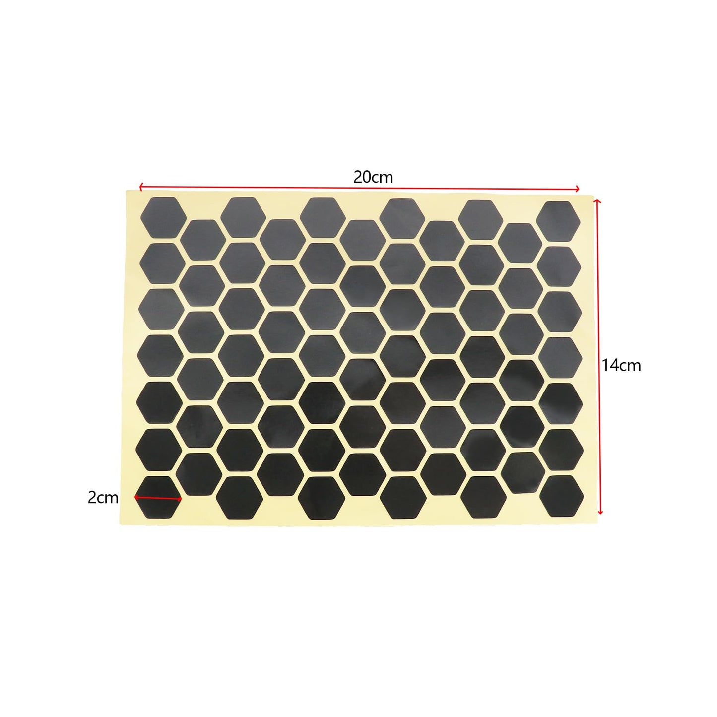 eMagTech 72pcs High Visibility Reflective Stickers Kit Honeycomb Kit Decals Reflector Universal Safety Decals for Car Bike Motorcycles Helmets Black