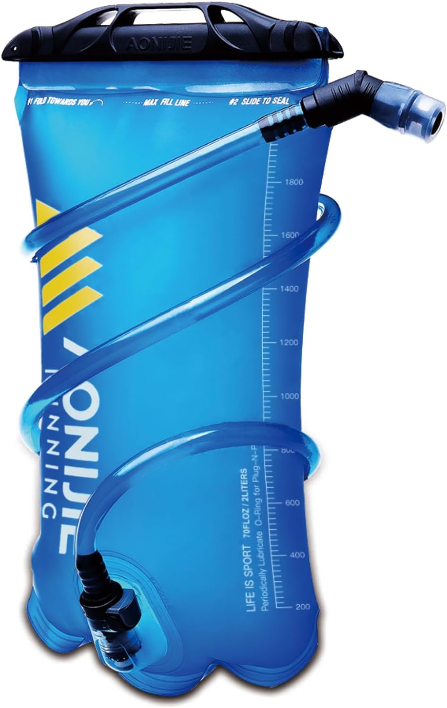 TRIWONDER Hydration Bladder Water Reservoir 1.5 Liter 2L 3L BPA Free Water Bladder for Running Cycling Hiking Camping Backpack