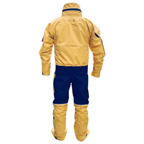 Dry Suits for Men in Cold Water Water Rescue Suit with Detachable Hood for Whitewater Canyoneering Kayaking Exploring (Yellow, Medium)