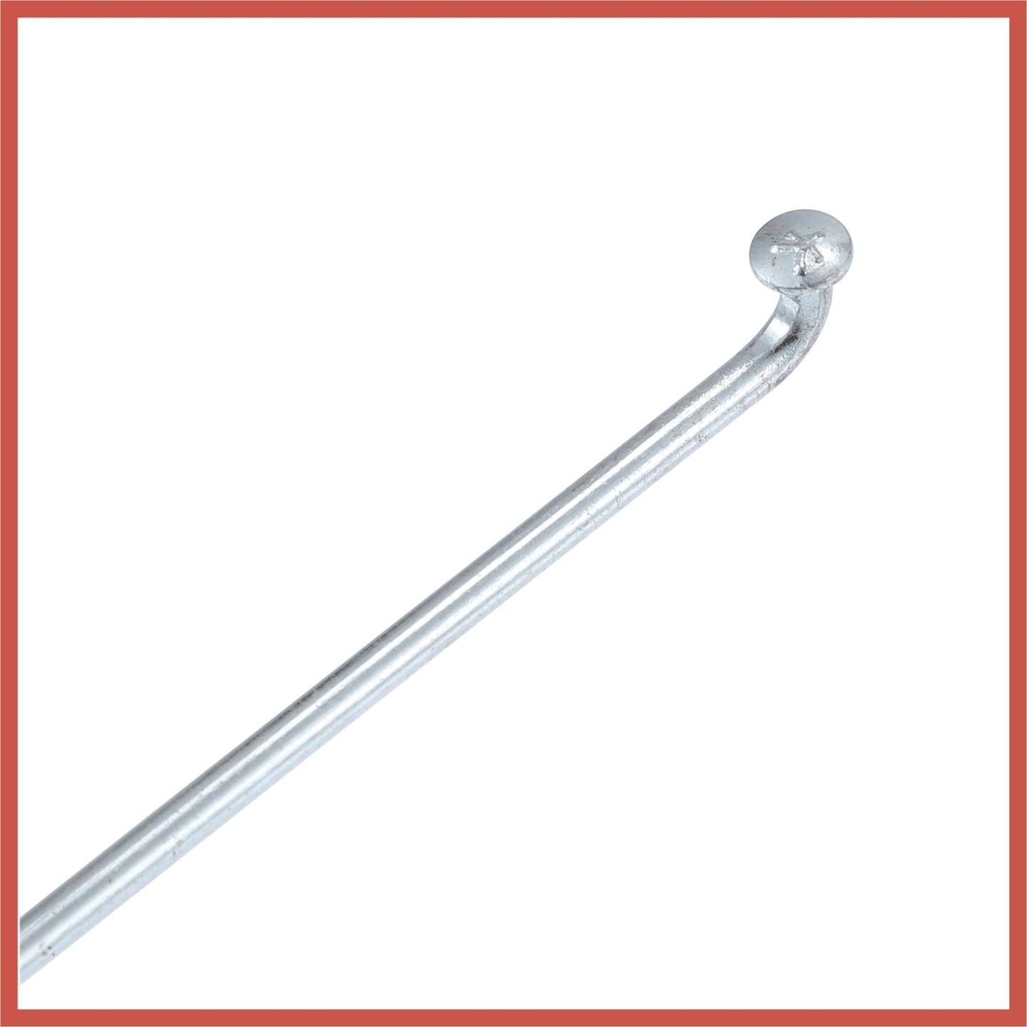 ACROPIX 40pcs Bicycle Carbon Steel Spokes 12G Bike Spoke 210mm Length with Nipples for Most Bicycle Silver Tone Car Parts