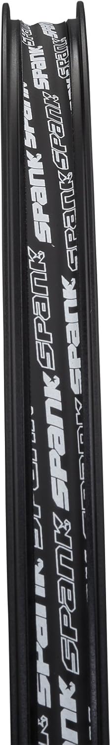 Spank Spoon 28 Bike Rims, (24inch, Black), Tubeless Ready, Bombproof Rim, For ASTM 5, All Mountain, Trail, Freeride, E-Bike, Heavy to Light Riders