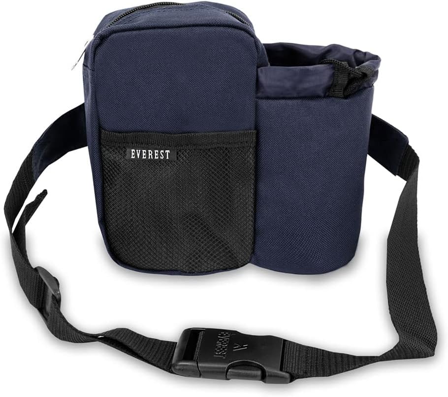 Everest Sports Bottle Waist Pack, Navy, One Size