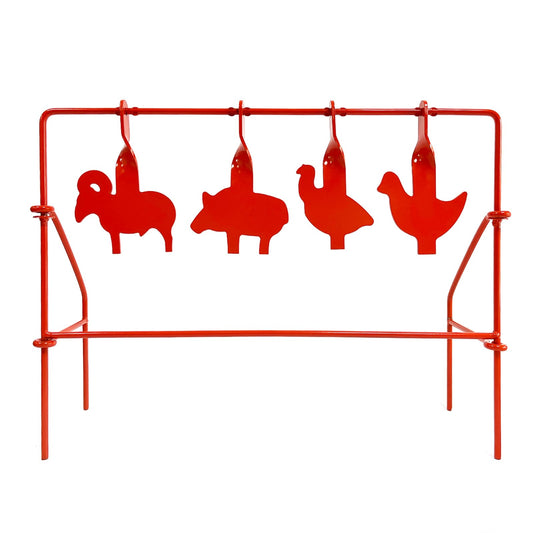 Atflbox BB Gun Target Animal Silhouette Heavy Metal Spinning Pellet Airsoft Shooting Target for Outdoor, Rated for .177 .20 Caliber