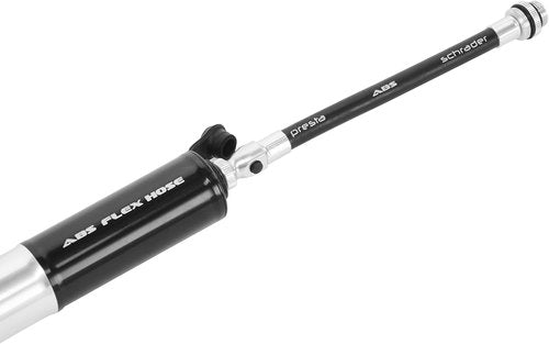 LEZYNE Alloy Drive Bicycle Tire Hand Pump, High Volume 90psi, Presta & Schrader, ABS Flex Hose, Compact Bike Pump