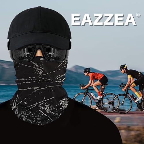 9-Pack Balaclava Face Mask for Men & Women - UV Protection Neck Gaiter, Multi-Use Cycling Mask & Breathable Headband