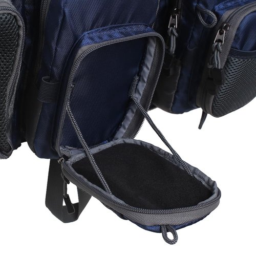 Kylebooker Fly Fishing Vest Pack Adjustable for Men and Women(Blue)
