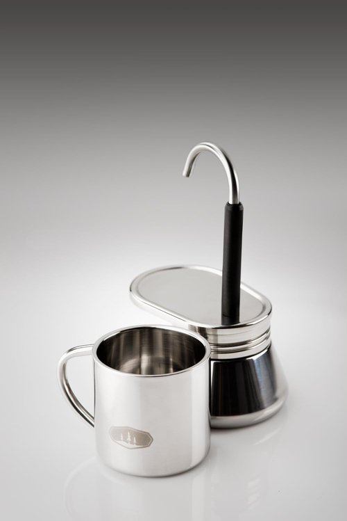 GSI Outdoors, MiniEspresso Set, Superior Backcountry Cookware Since 1985, 1 Cup