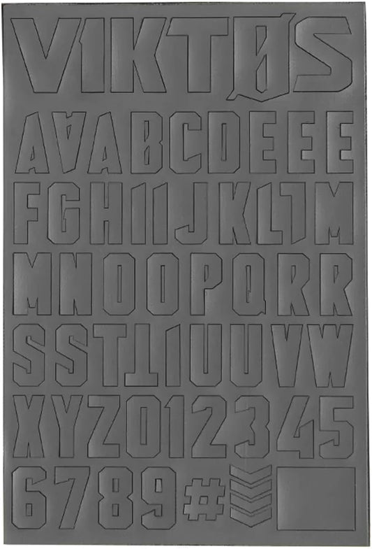 VIKTOS Moralphabet Versatile Creative Durable Hook & Loop Letters - Compatible with Any Item Equipped with a Loop Patch Panel