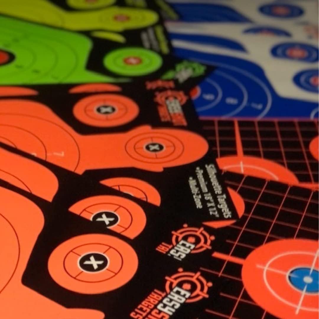 Shooting Targets 12 x 18inch Targets Highly Visible Neon Silhouette Paper Targets Heavy-Duty Paper Targets for Shooting in Short and Long Range Hunting Practice