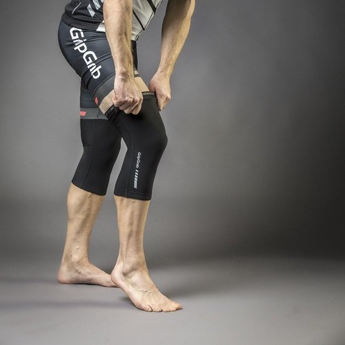 GripGrab Classic Thermal Cycling Knee Warmers Anti-Slip Biking Knee Sleeves Fleece Lined Bike Knee Warmers for Cycling