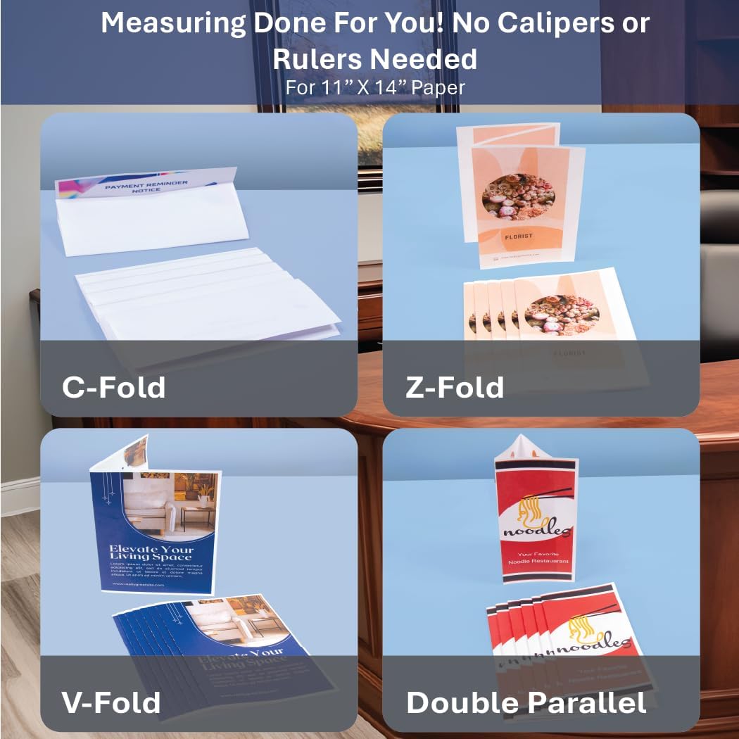 FORMAX FD 314 Desktop Office Folder, Up to 250 Sheets 20 Pound (75gsm) Hopper Capacity, Up to 7700 Sheets per Hour, LCD Control Panel with 3-Digit Resettable Counter