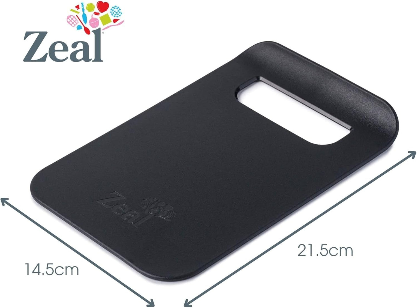 Zeal Red Cutting Board - 22x15 cm Straight to Pan Chopping Board for Easy Food Prep