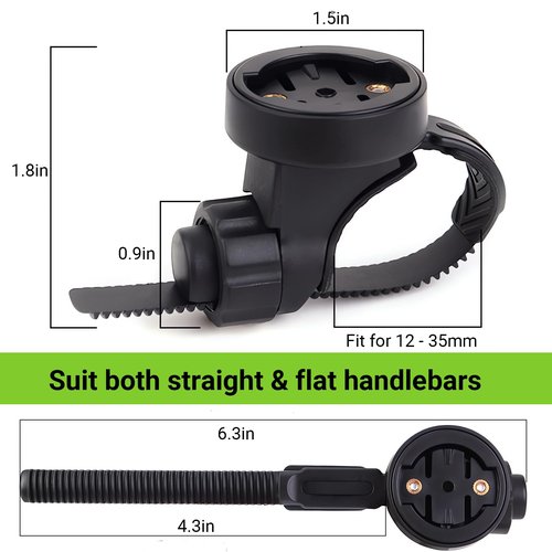 Bike Light Mount, Compatible with Garmin iGPSPORT Cycplus XOSS Bike Computer,Compatible with TOWILD Magicshine OLIGHT Bike Light