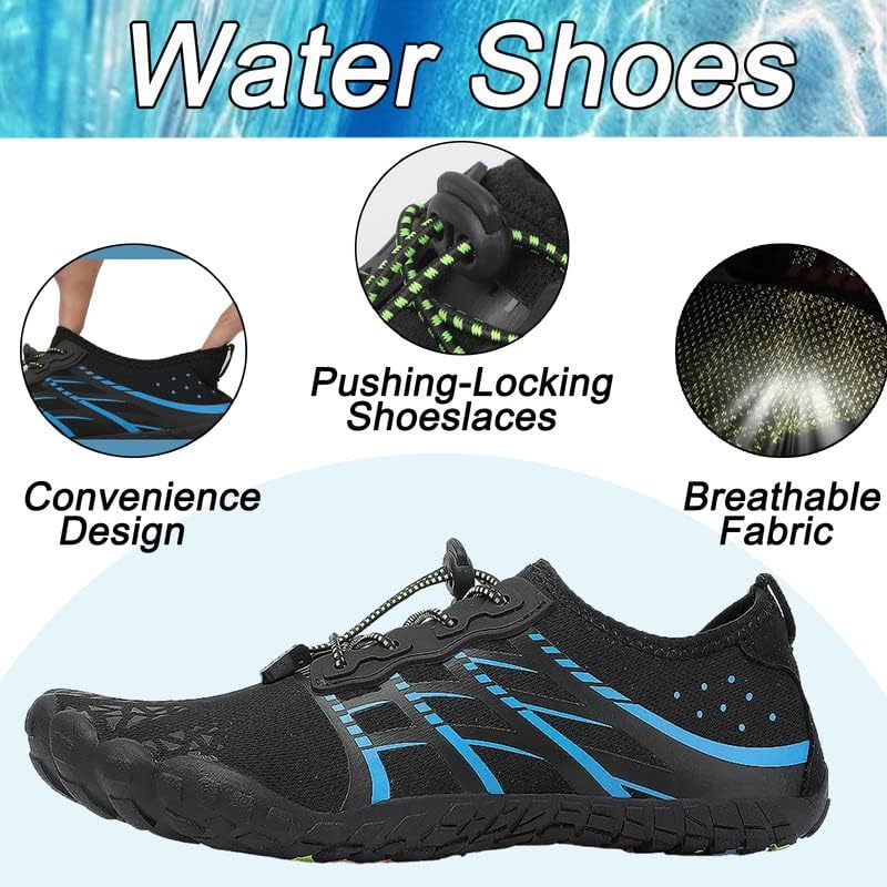 Water Shoes for Men Women Quick Dry Aqua Swim Barefoot Shoes for Outdoor Water Activities