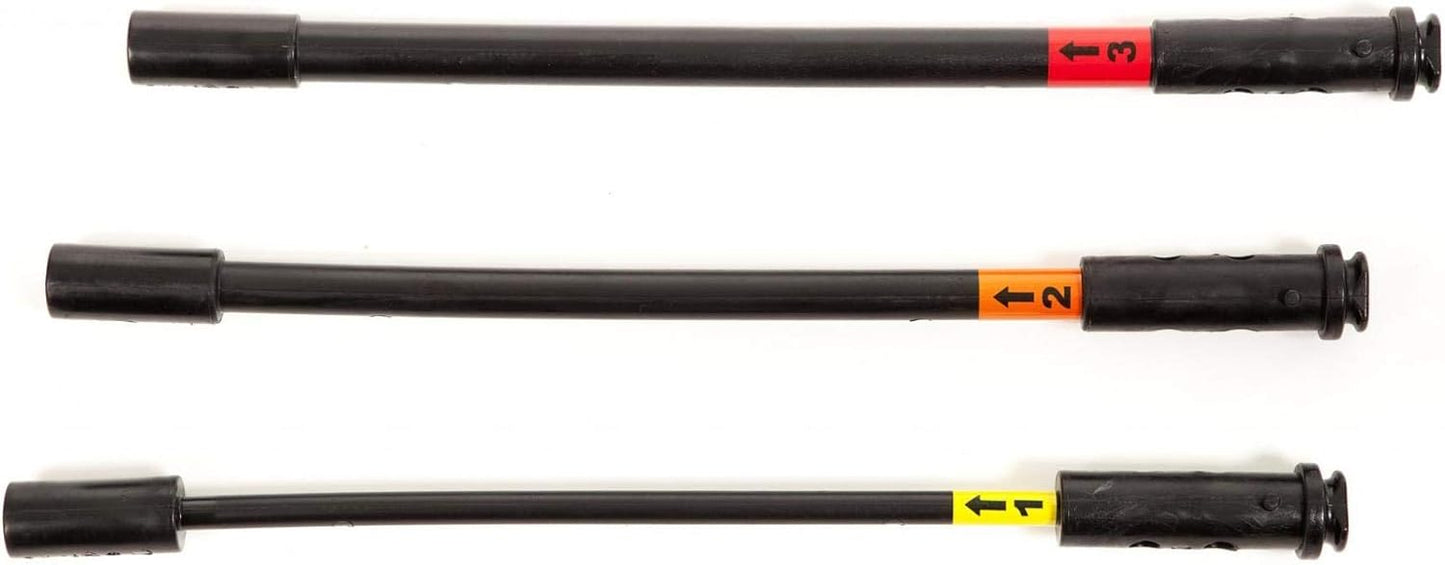 Accessory - Set of 3 Power Rods - Ideal for Adding Additional Resistance to Your Workout!