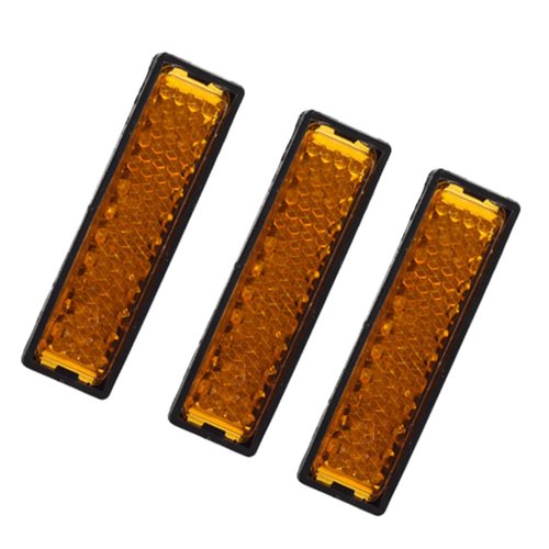 EINCORN 8Pcs Cycling Foot Pedal Reflector Bicycles Pedal Reflector Night Cycling Bike Warning Reflective Bike Reflectors