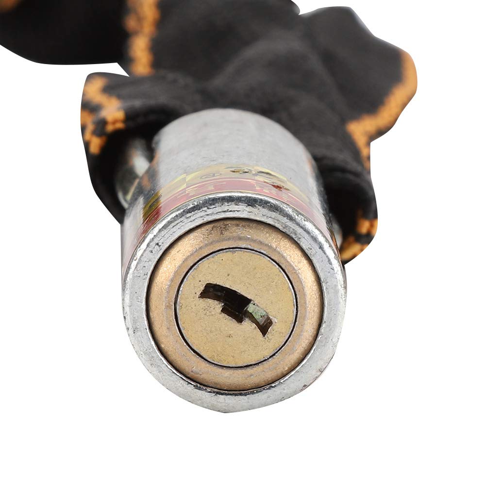Anti Theft Motorcycle Mobility Scooter Chain Lock, BikeWheelchair Lock Copper Core Non Woven Cloth Cover 80cm Length