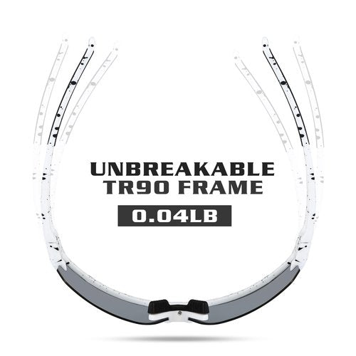 BOWILL Youth Polarized Sunglasses - Sports Eyewear with UV 400 Protection for Boys' & Girls' Baseball, Driving, Fishing, Golf & Running