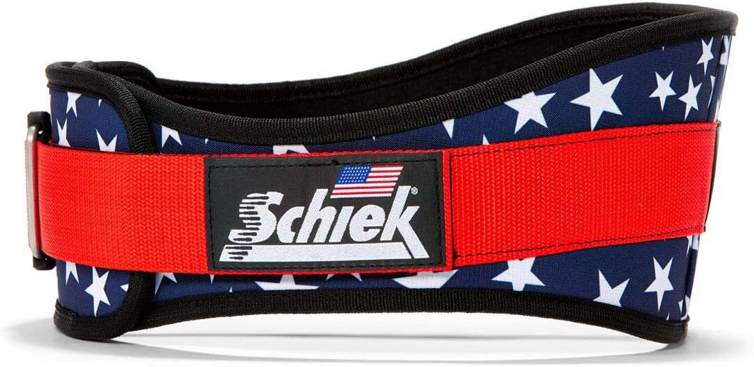 Schiek Sports 2006 Nylon 6 Inches Weight Lifting Belt - Support Belt for Power Lifting