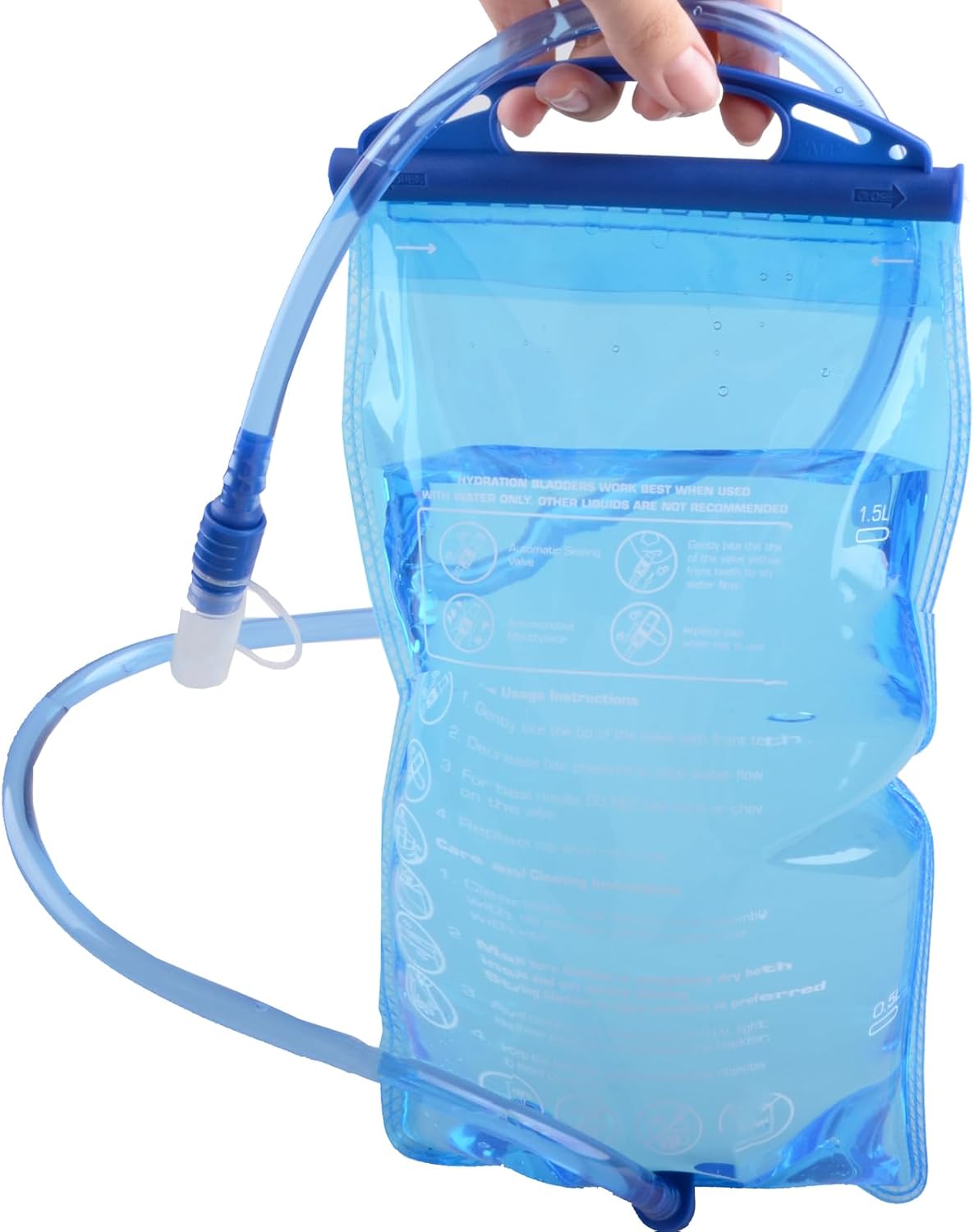 TRIWONDER Hydration Bladder Water Reservoir 1.5 Liter 2L 3L BPA Free Water Bladder for Running Cycling Hiking Camping Backpack