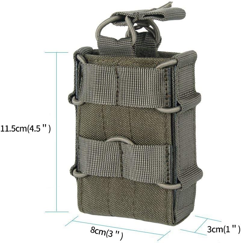 EXCELLENT ELITE SPANKER Tactical Molle Single/Double Open-Top Mag Pouch for M4 M14 M16 AR15 G36 Magazine