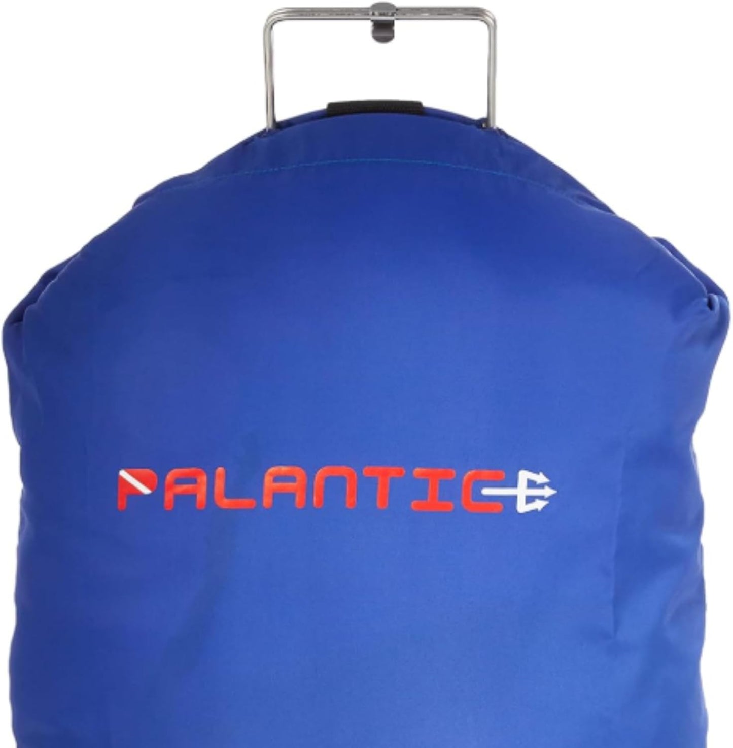 Palantic Lobster Catch Gear - Durable Nylon Game Bag Net with Stainless Steel Handle, 27"x17.5", Easy Clip Closure (Blue)