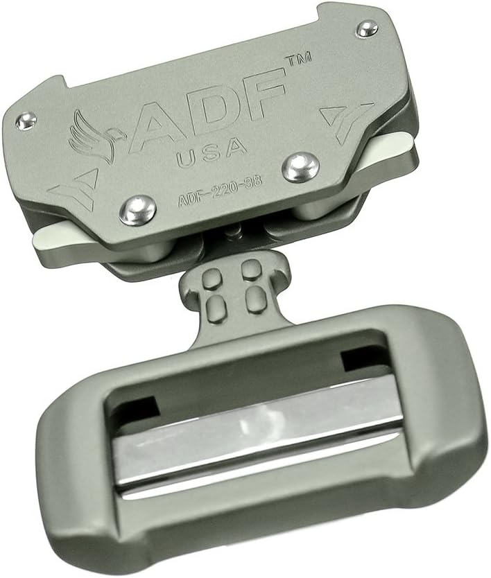 ADF® Raptor II 1.5" Tactical Military Police Aluminum Quick Release Trouser Shooter Rigger Hunting Sports Belt Buckle Foliage Green