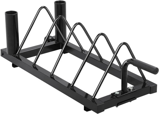 Yaheetech Barbell Bumper Plate Rack