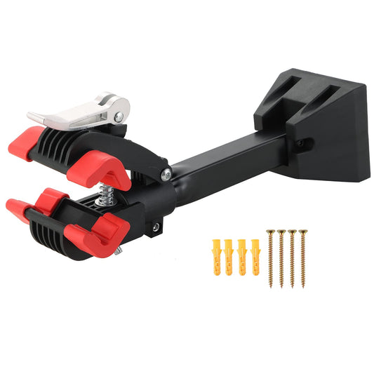 ATPEAM Wall Mounted Bike Repair Stand Bike Clamp Foldable Heavy Duty Bicycle Maintenance Rack