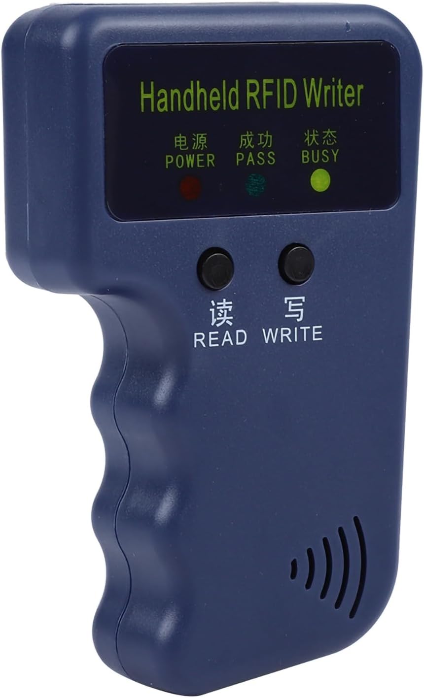 Card Writer Duplicator for 125KHz ID Cards Portable Handheld Device Supports T5577 EM4305 TK4100 Chips No PC Required for Fast Cloning