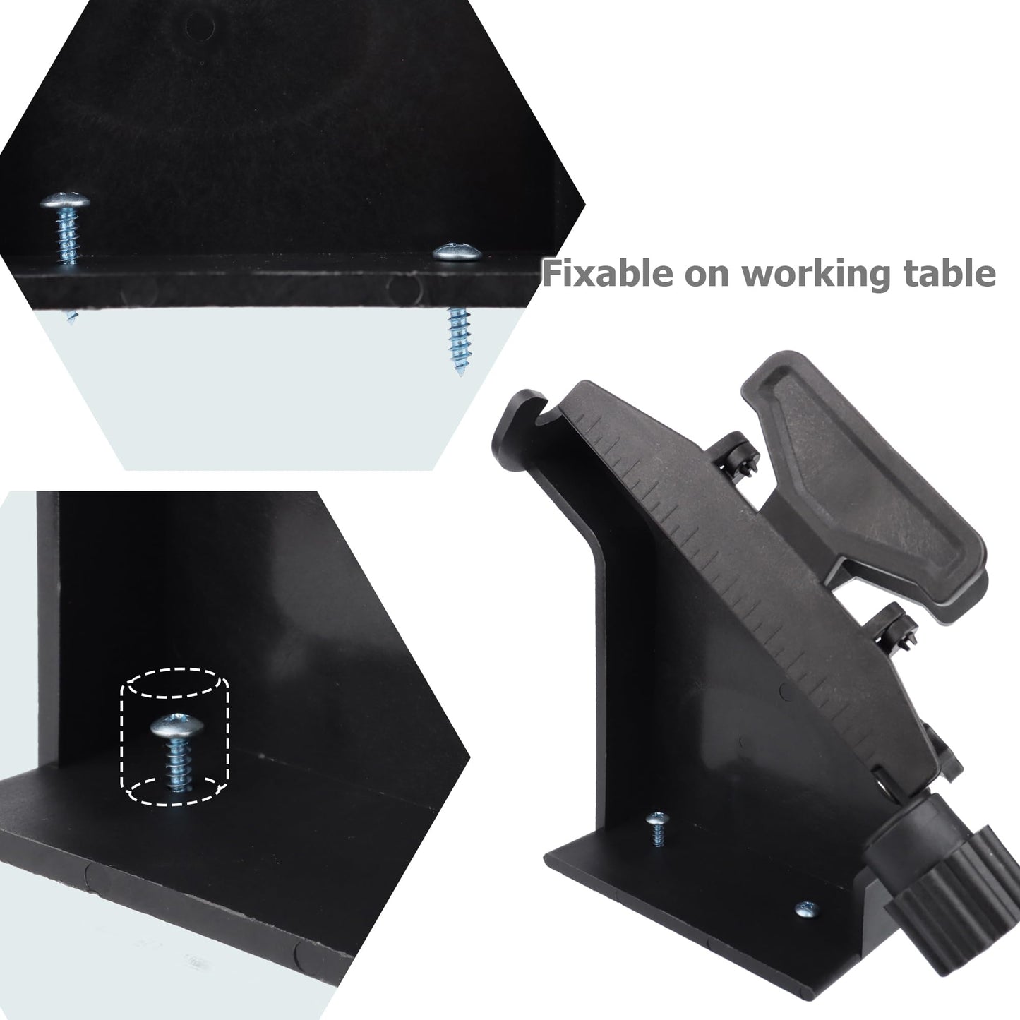 Arrow Fletching jig, Archery Arrow Fletching Jig with Straight and helical clamp for DIY Arrow Vanes Feather