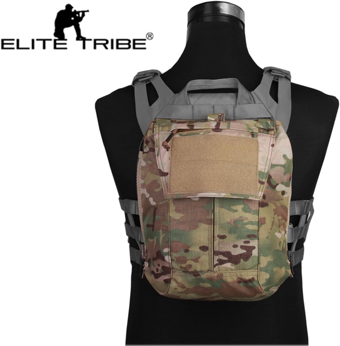 Tactical Pouch Zip-ON Panel for Vest Plate Carrier AVS JPC2.0 CPC Gear