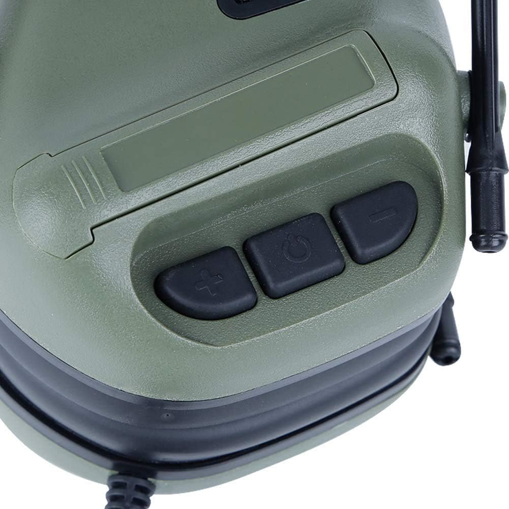 ATAIRSOFT Tactical Headset Wargame Hunting Headphone Without Noise Cancellation Function (Black)