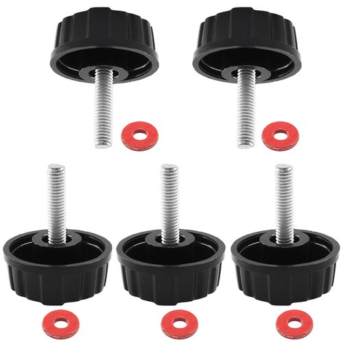 Cionyce 5Pcs Universal Fishing Reel Handle Screw Caps, Fishing Reel Replacement Parts for Spinning Reel Knob Crank Power Handle Grip
