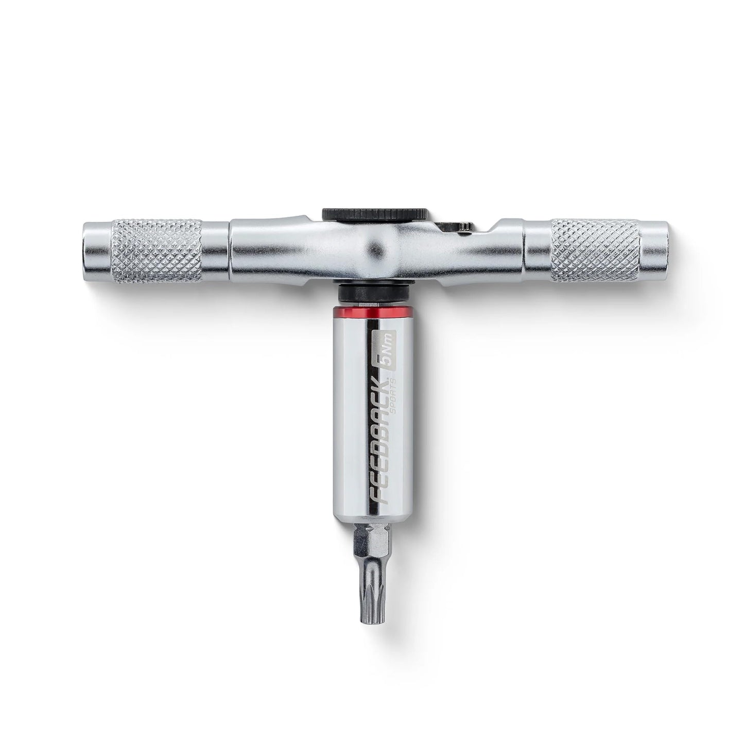 Feedback Sports | Reflex 5Nm Fixed Torque Ratchet Kit | Compact Mini Ratchet Set with 10 S2 Steel Bits for Precise Bicycle Maintenance | 5Nm Torque Limiting Bit