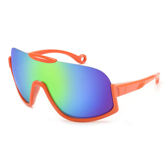 FEISEDY Sunglasses Men Women Oversized Fashion Sports Baseball Fishing Skiing Running Golf Adults Teens Half Frame B0012