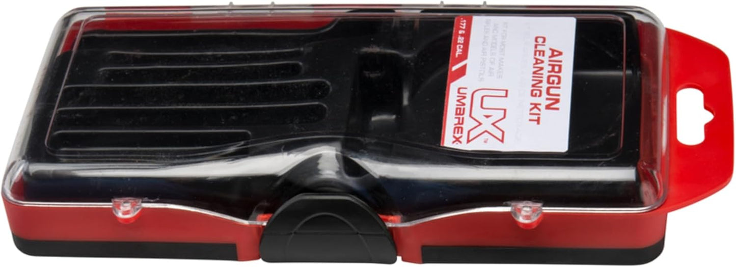 Umarex .177 and .22 Caliber Air Gun Cleaning Kit - Includes Cleaning Rod, Brushes, Mops, Jags, Pads, Driver Set and Thread Adapter