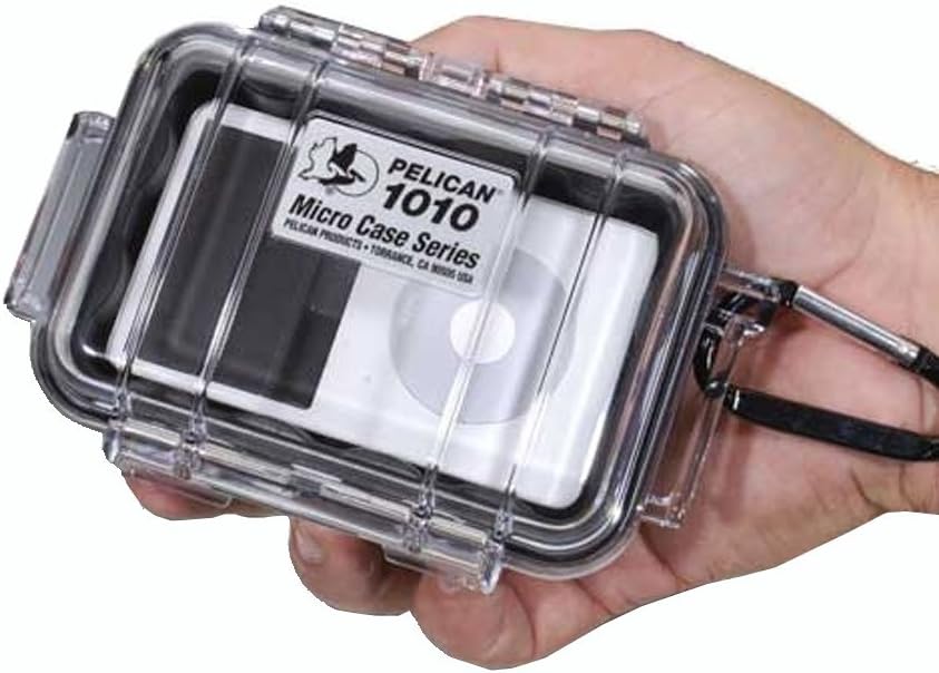 Pelican 1020 Micro Case (Black/Clear)