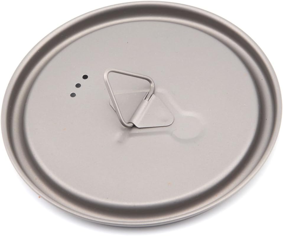 TOAKS Titanium 750ml Pot with Bail Handle for Ultralight Camping, Backpacking Cookware and Mug