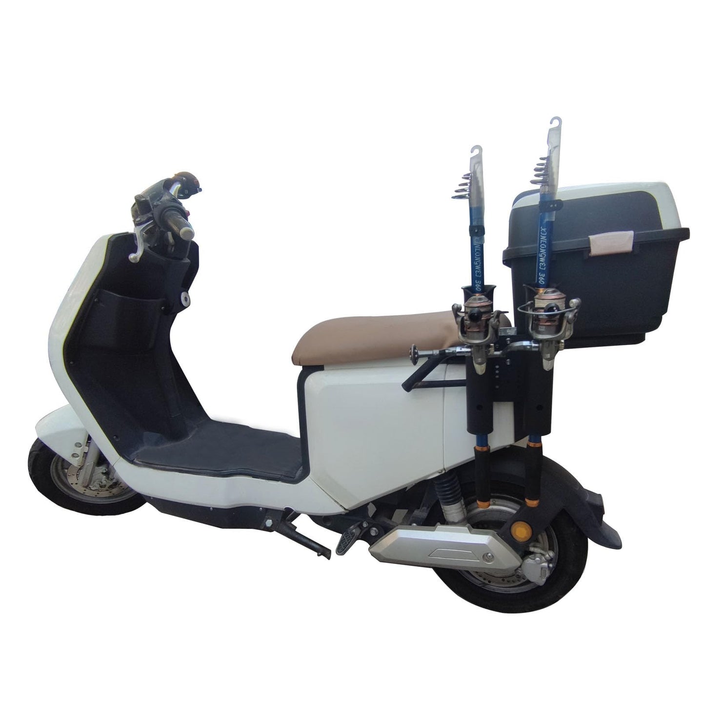 Fishing Rod Holder for Bike, Cart, Camping Carts,Scooter, Motorcycle, ATV & Beach Car