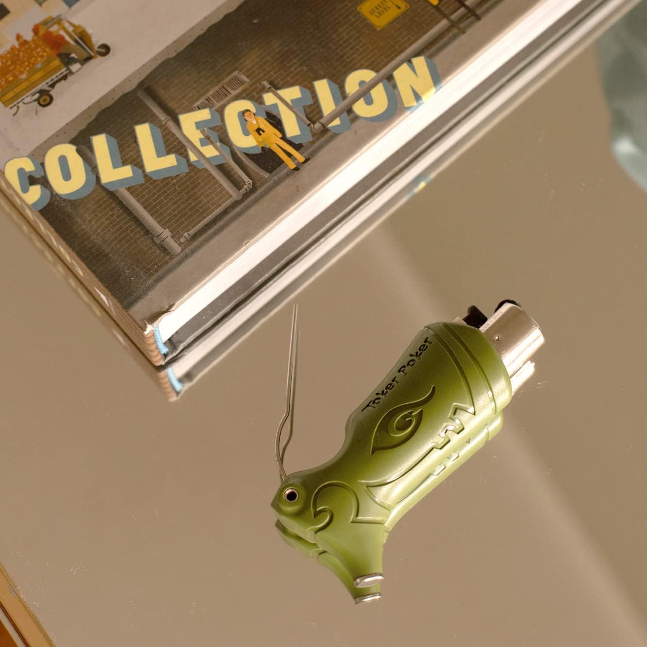 Toker Poker - Clipper Lighter Case Multi Tool, Alice Collection - All Inclusive Tool for Camping and Other (Cockpaw)