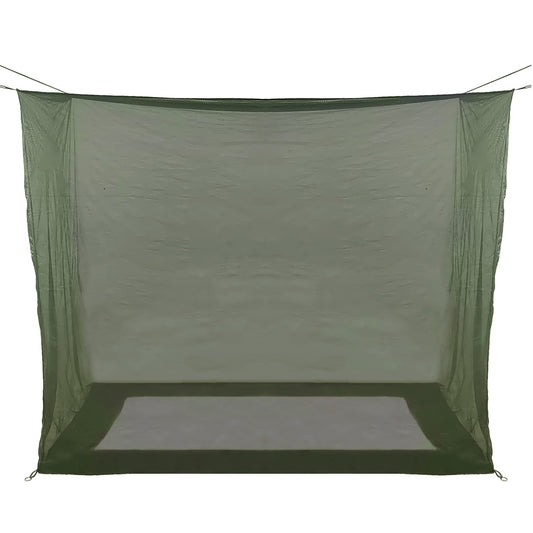 Aventik No-See-Um Premium Rectangular Camping Mosquito Net, The Ultra-Fine Mesh Olive-Green Easy to Carry&Easy Installation for Double Bed, Hammocks or Camping Use (82x40x69in/208x100x175cm)