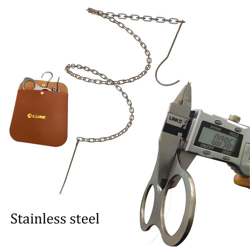 C CLINK Stainless Steel Camping Tripod Board Campfire Support Plate, Outdoor cooking tripod, Camping tools Hanging Cookware with Adjustable Chain