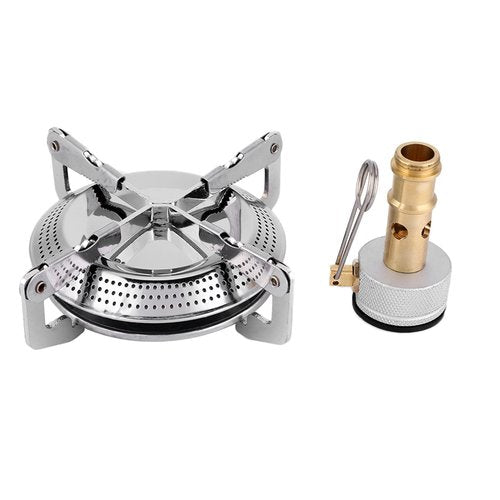 Restokki Camping Stove，Backpacking Stove，Camping Stove Propane，Portable Gas Stove Camping，Camping Grill for Outdoor Backpacking Hiking and Picnic