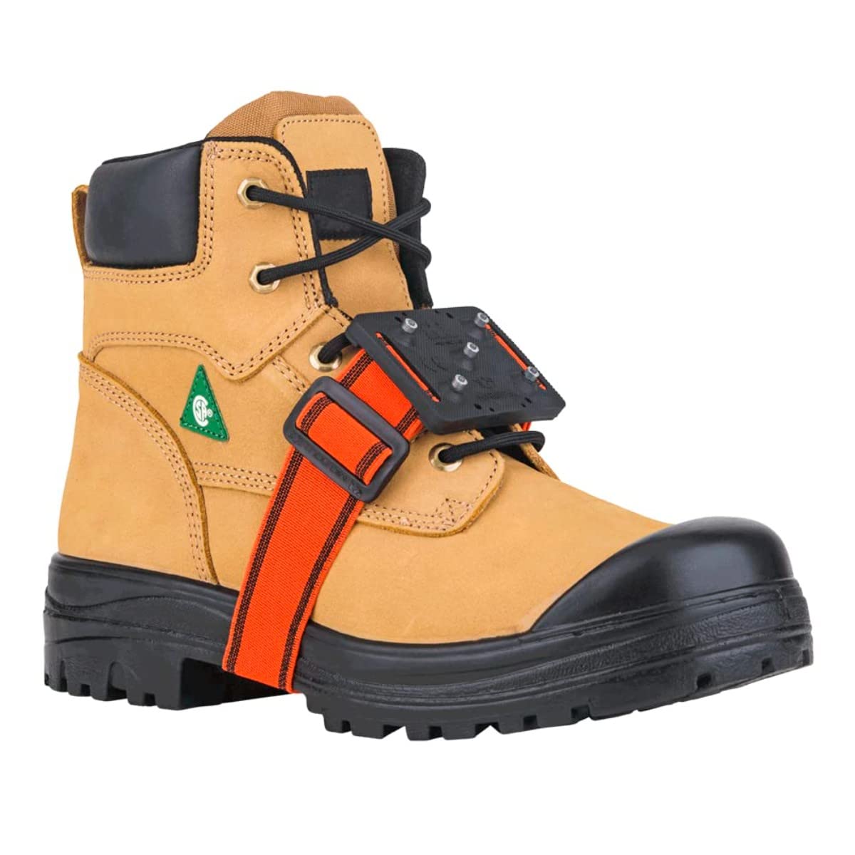 K1 Mid-Sole Ice Cleats for Men & Women - Rotatable Traction Aids For Winter Snow - Hi Vis - Low Profile