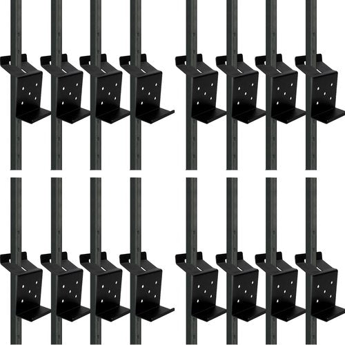 ICokin 24 Pcs T-Post Target Hanger, T Post Bracket Target Mount，AR500 Steel Target Bracket